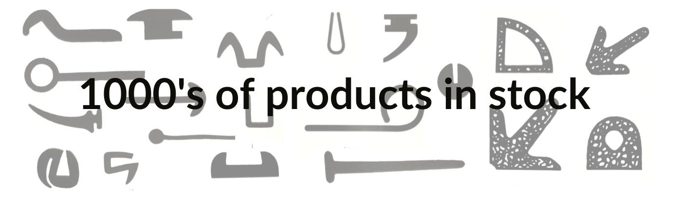 1000's of products in stock